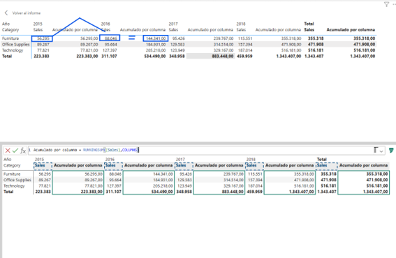 rows power bi