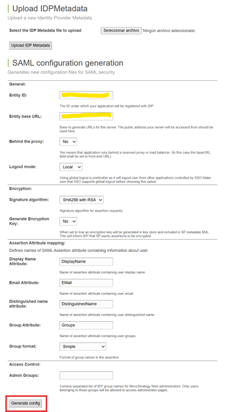 idp metadata