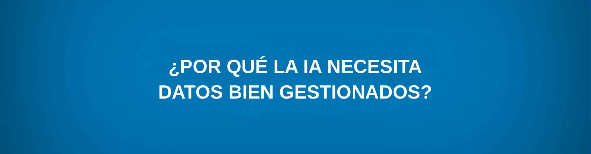 sin gobernanza no hay ia